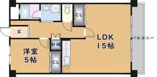 エステマール弥刀の物件間取画像